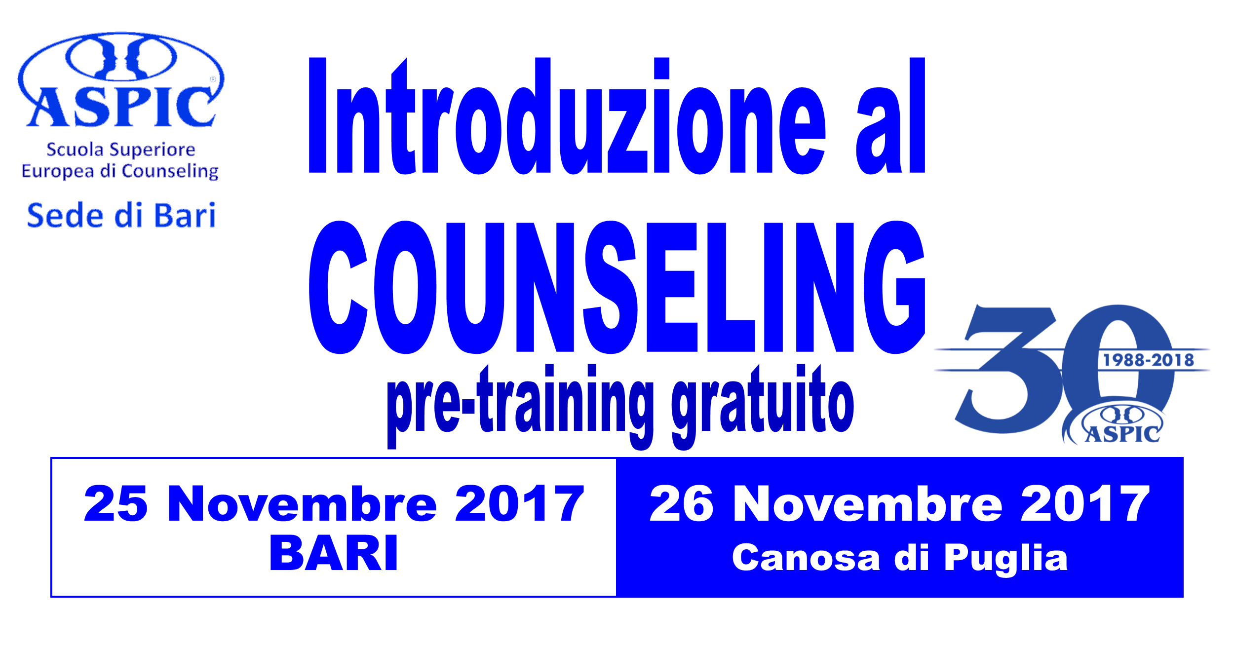 Introduzione al Counseling 2017