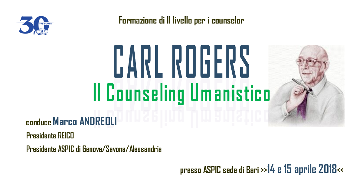 CARL ROGERS - Il Counseling Umanistico 2018