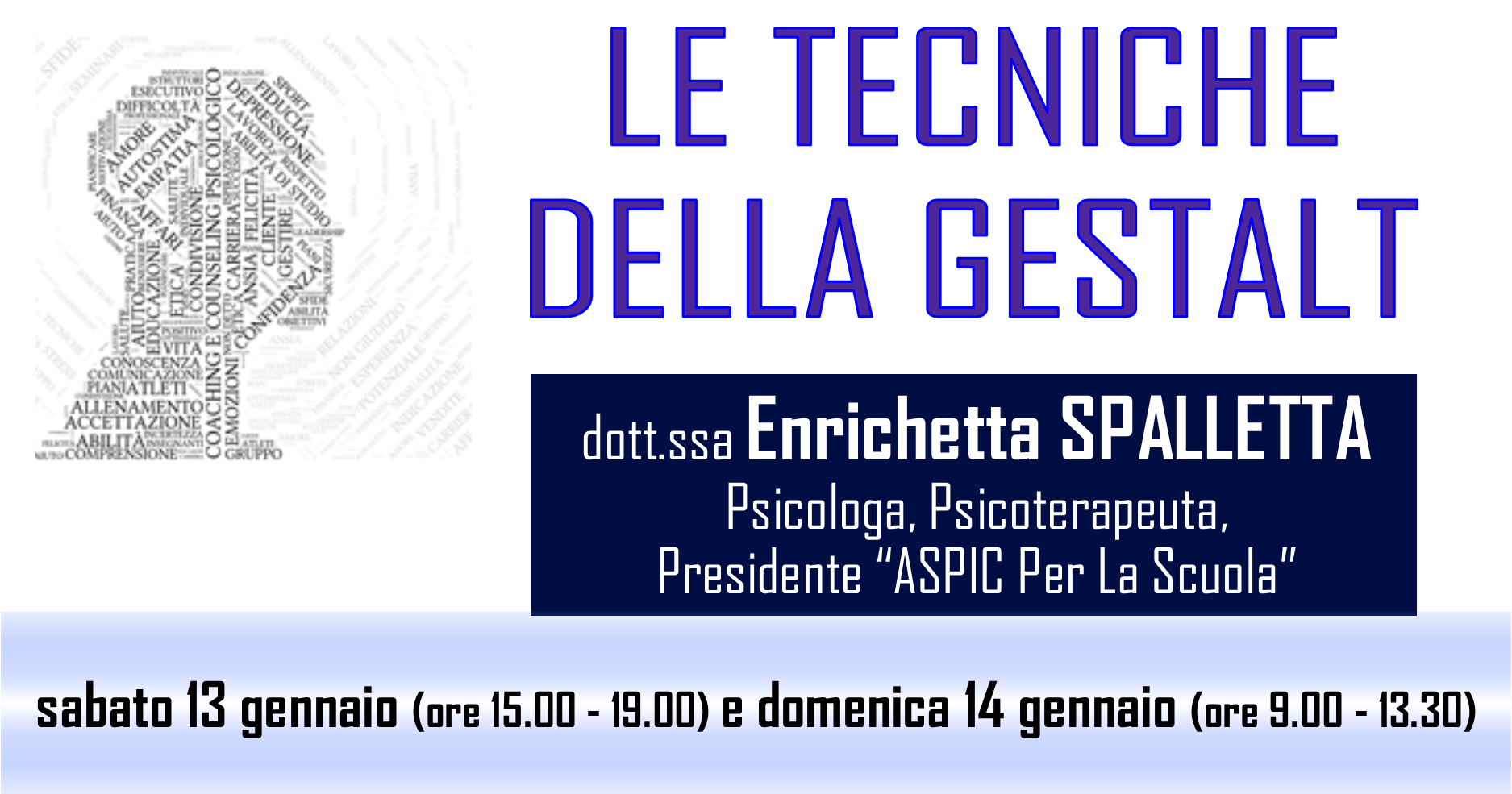 LE TECNICHE DELLA GESTALT 2018